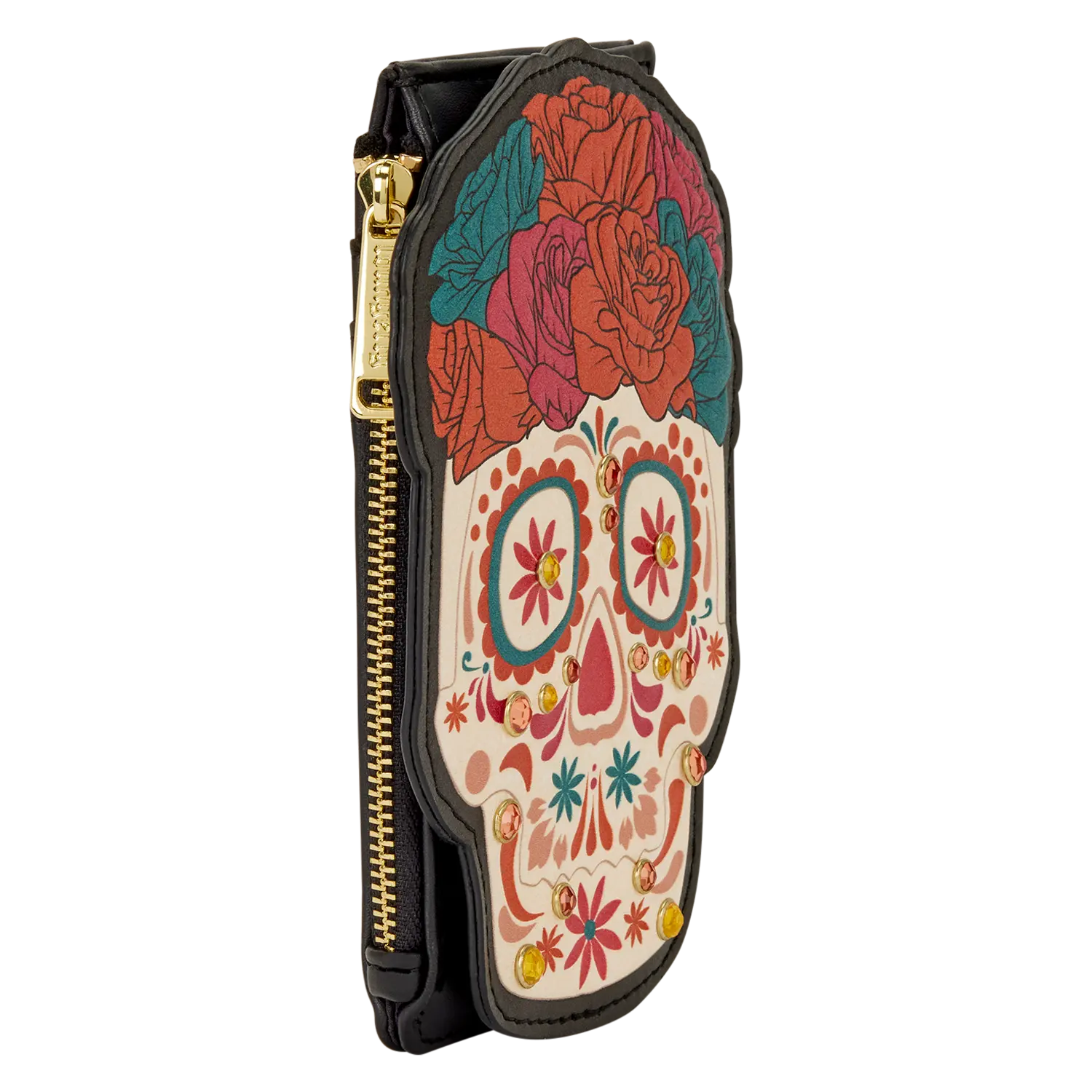 Loungefly Día de los Muertos Sugar Skull Large Card Holder - Image 3