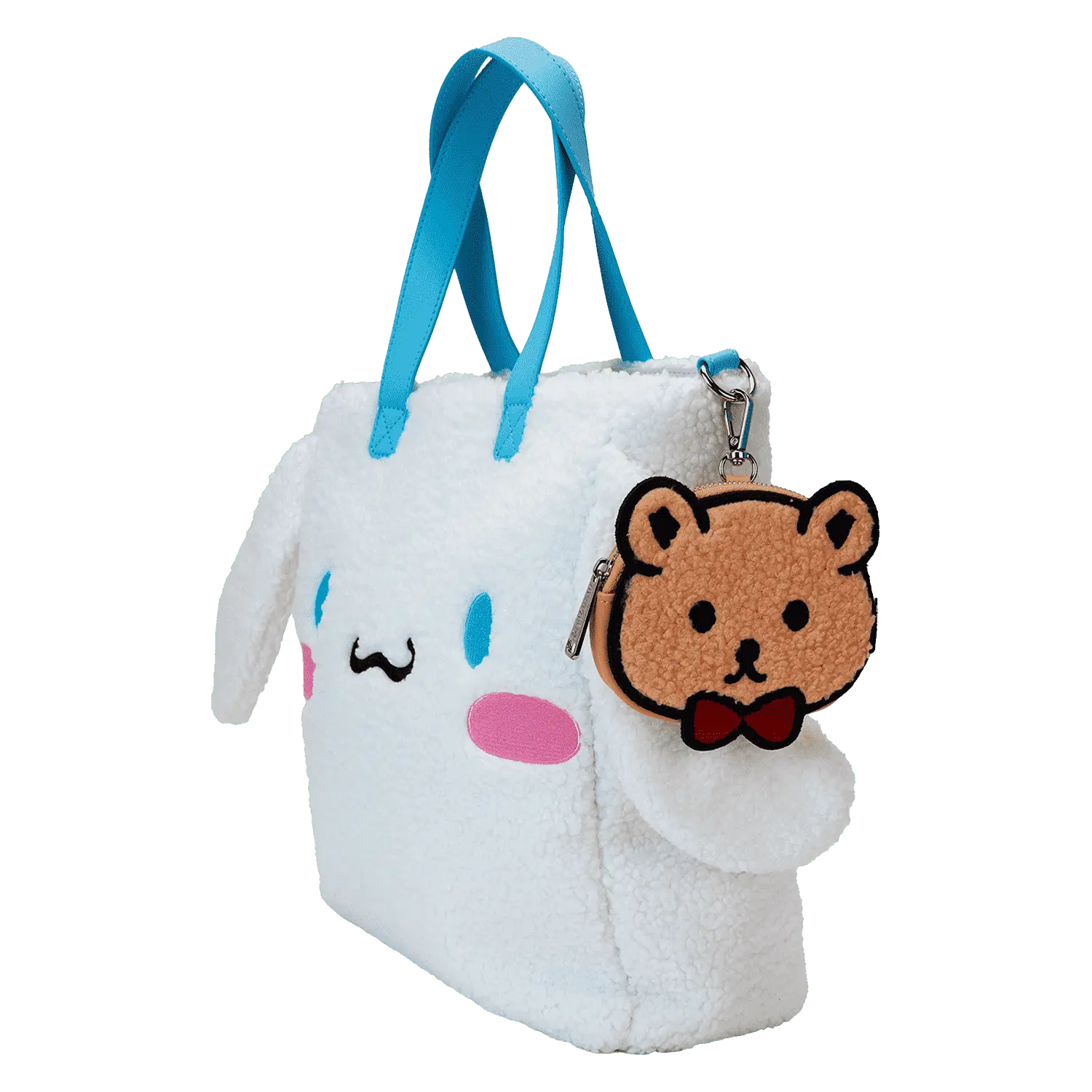 Sanrio Cinnamoroll Cosplay Sherpa Tote Crossbody Bag With Coin Bag - Image 8