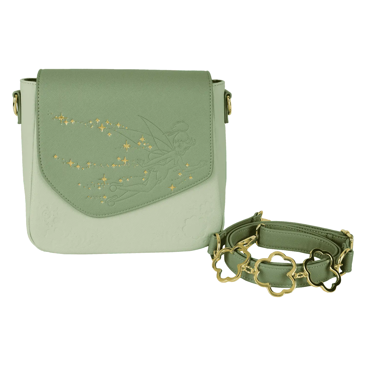 Peter Pan Tinker Bell Clover Crossbody Bag