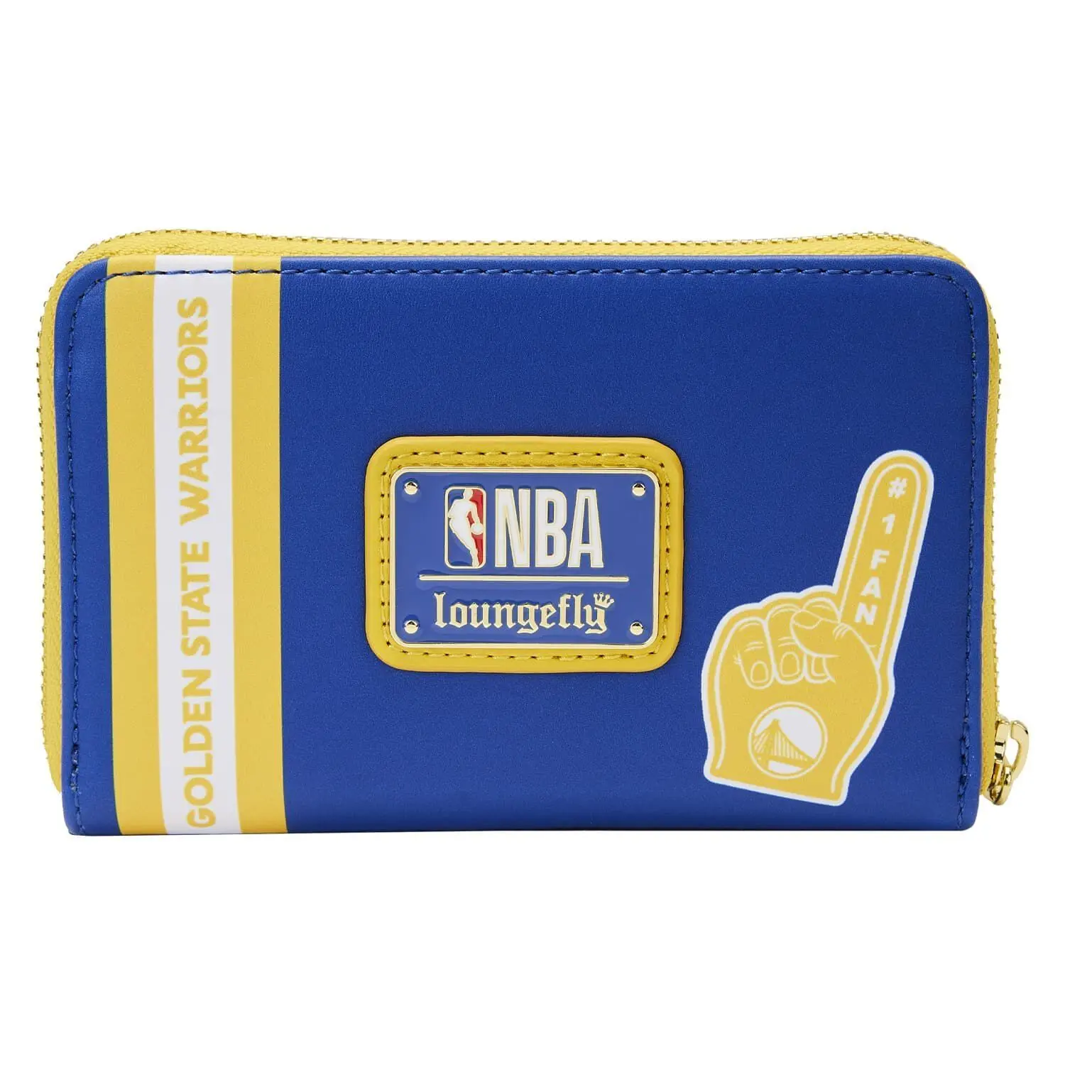 NBA Golden State Warriors Patch Icons Zip Around Wallet - Image 4
