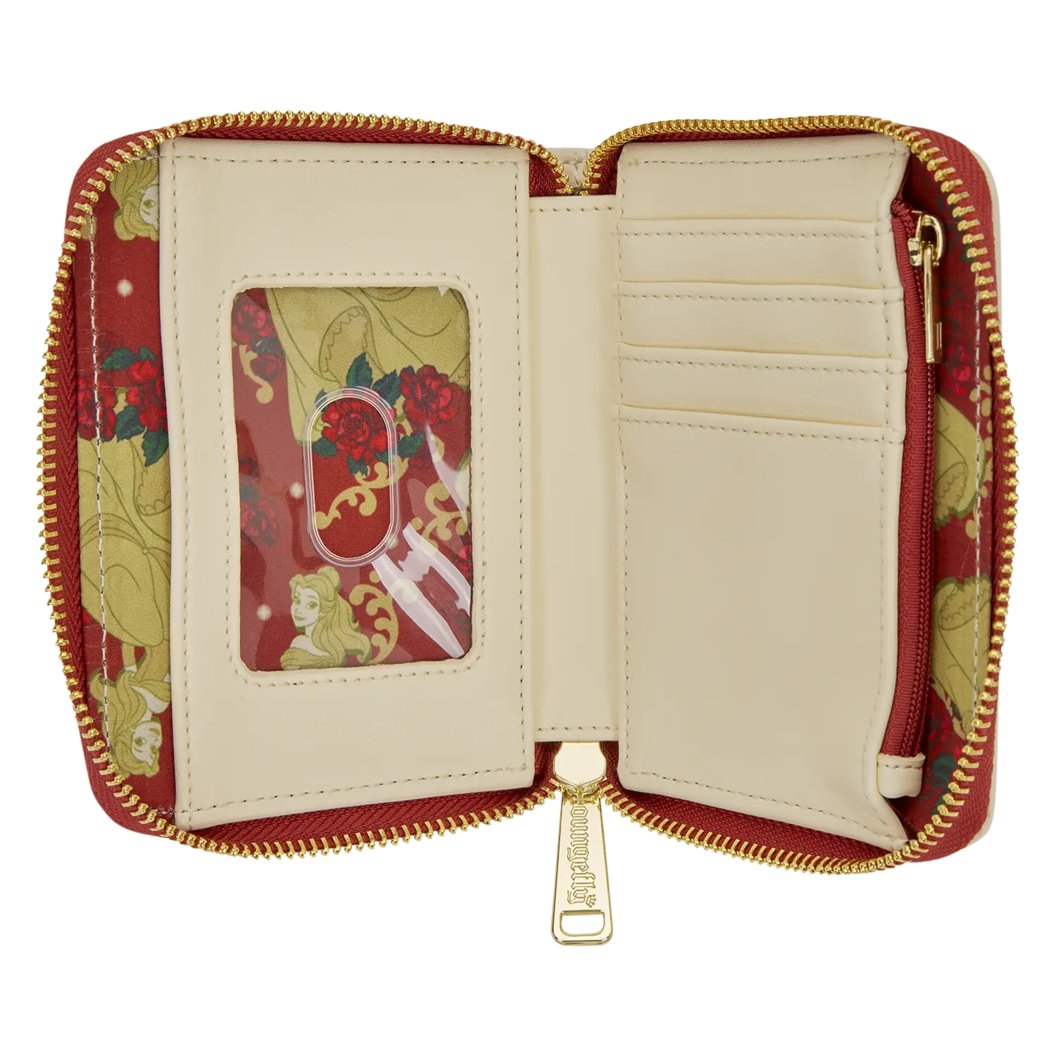 Beauty and the Beast Exclusive Belle Floral Zip Around Wallet - Image 5