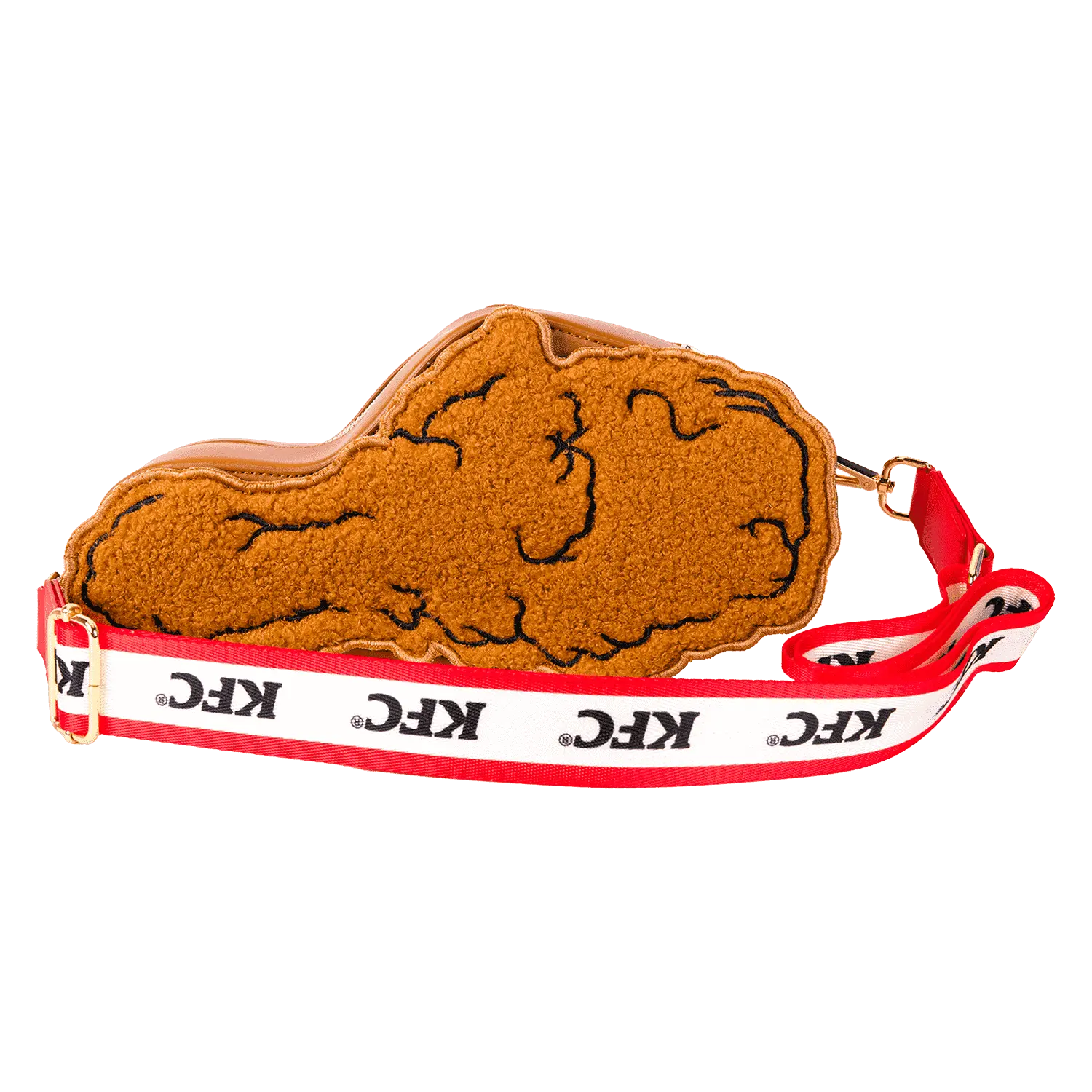 KFC Drumstick Sherpa Crossbody Bag