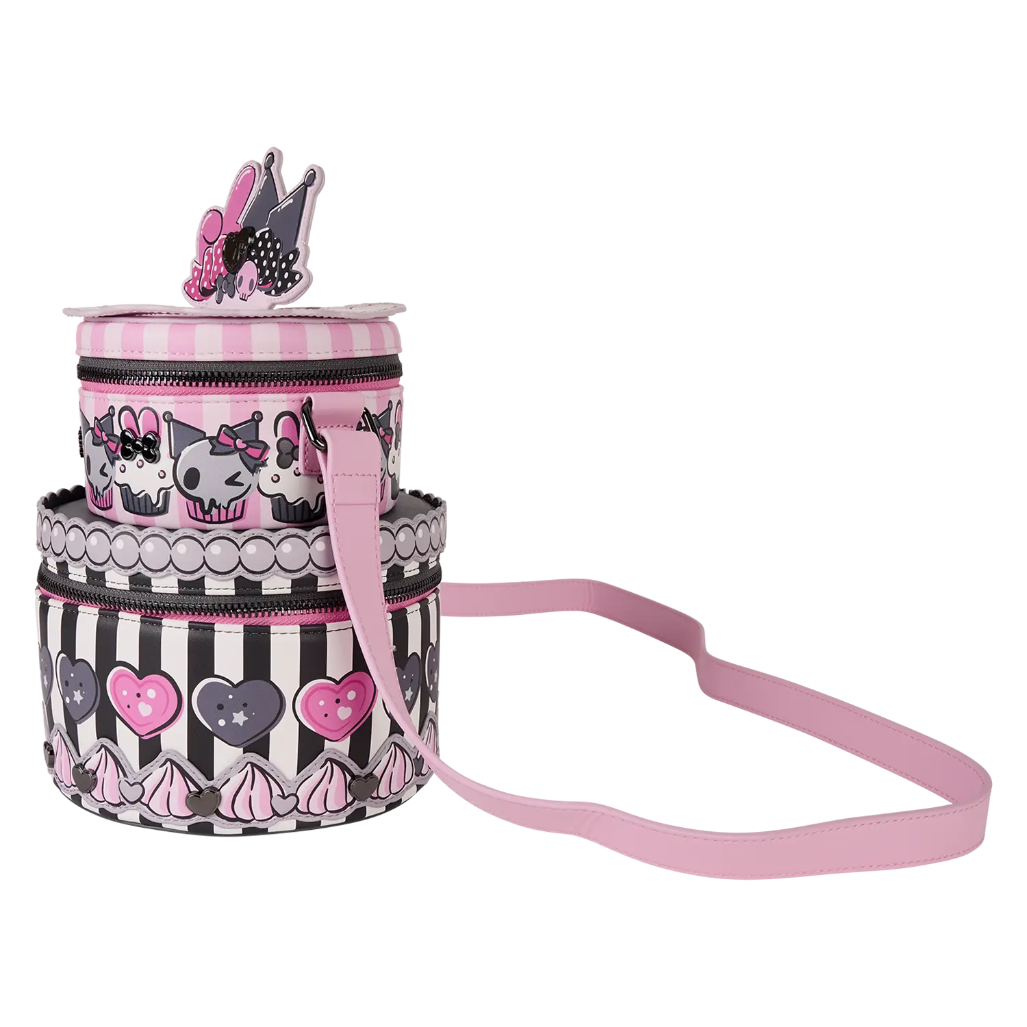 Sanrio My Melody & Kuromi Figural Cake Crossbody Bag - Image 5