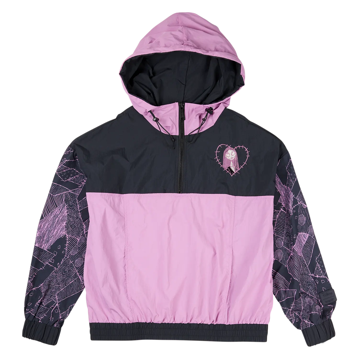 The Nightmare Before Christmas Sally Half-Zip Unisex Windbreaker