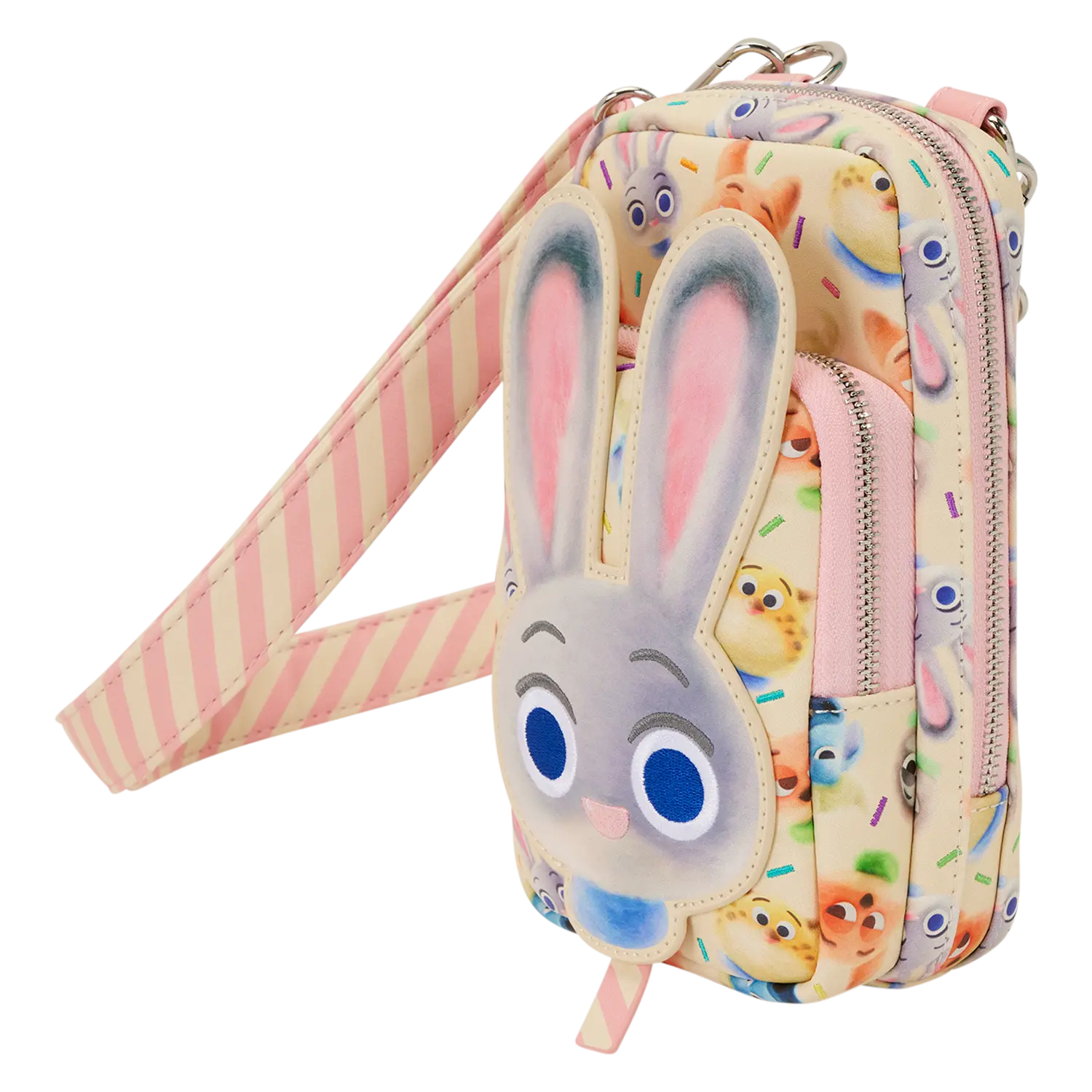 Zootopia 2 Judy Hopps Cotton Candy Cosplay Cell Phone Crossbody Bag with Coin Bag - Image 4