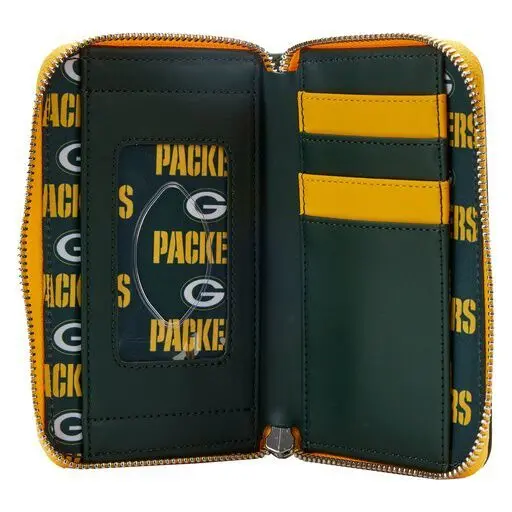 NFL Green Bay Packers Patches Zip Around Wallet - Image 4