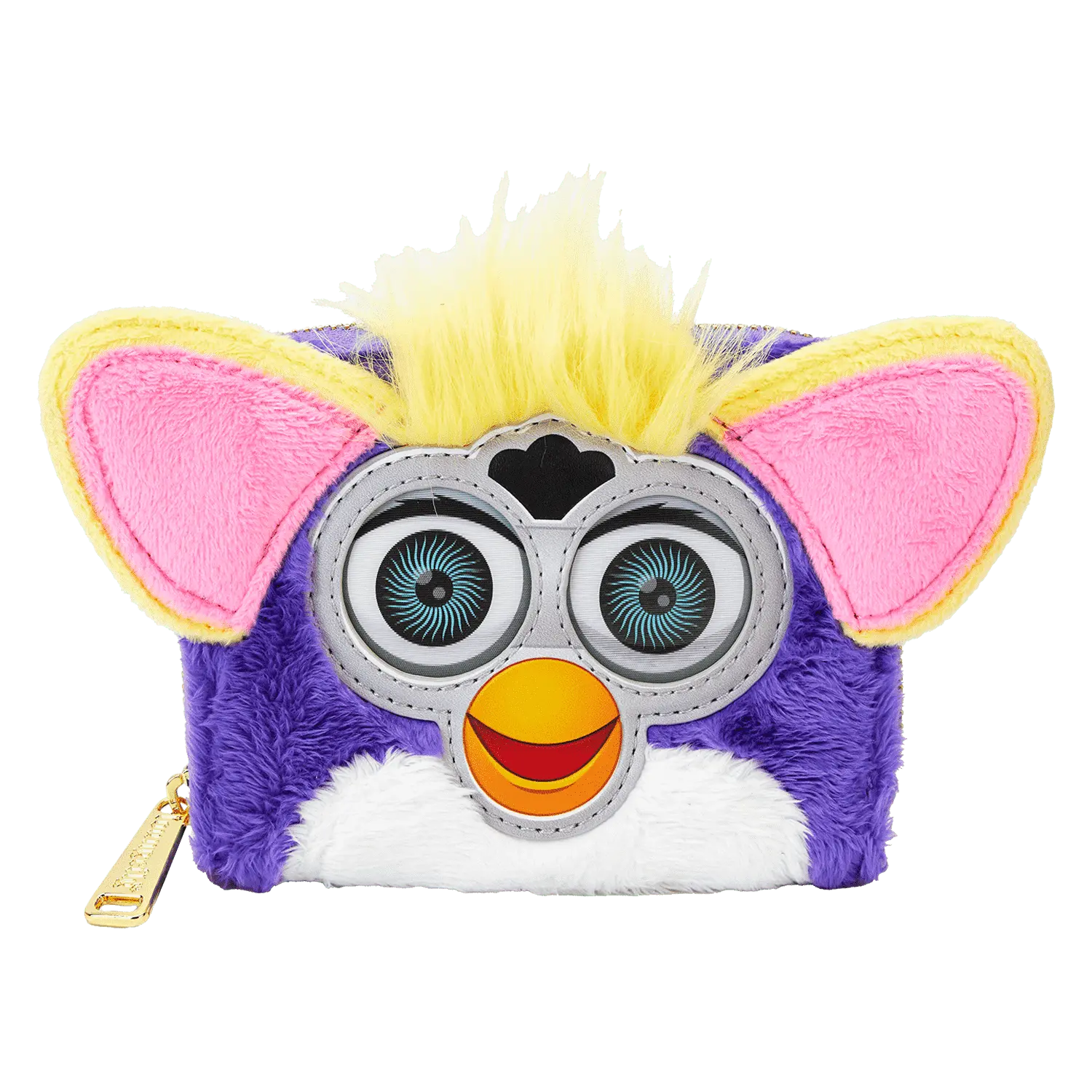 Furby Plush Cosplay Lenticular Zip Around Wallet
