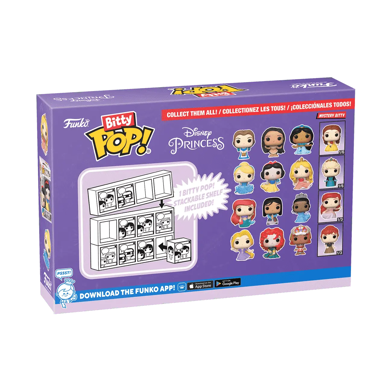 Bitty Pop! Disney Princess 4-Pack Series 1 - Image 3