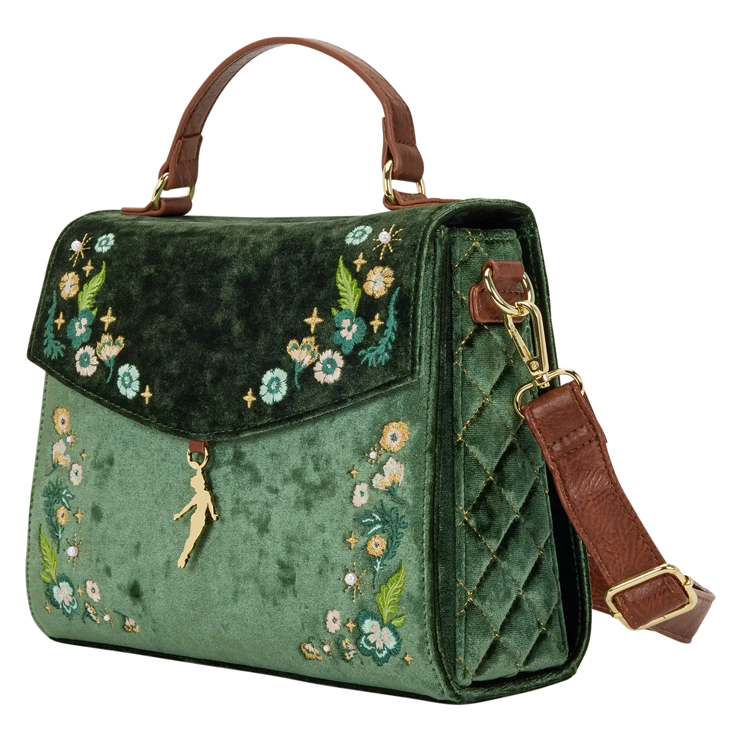 Peter Pan Exclusive Quilted Texture Crossbody Bag - Image 5