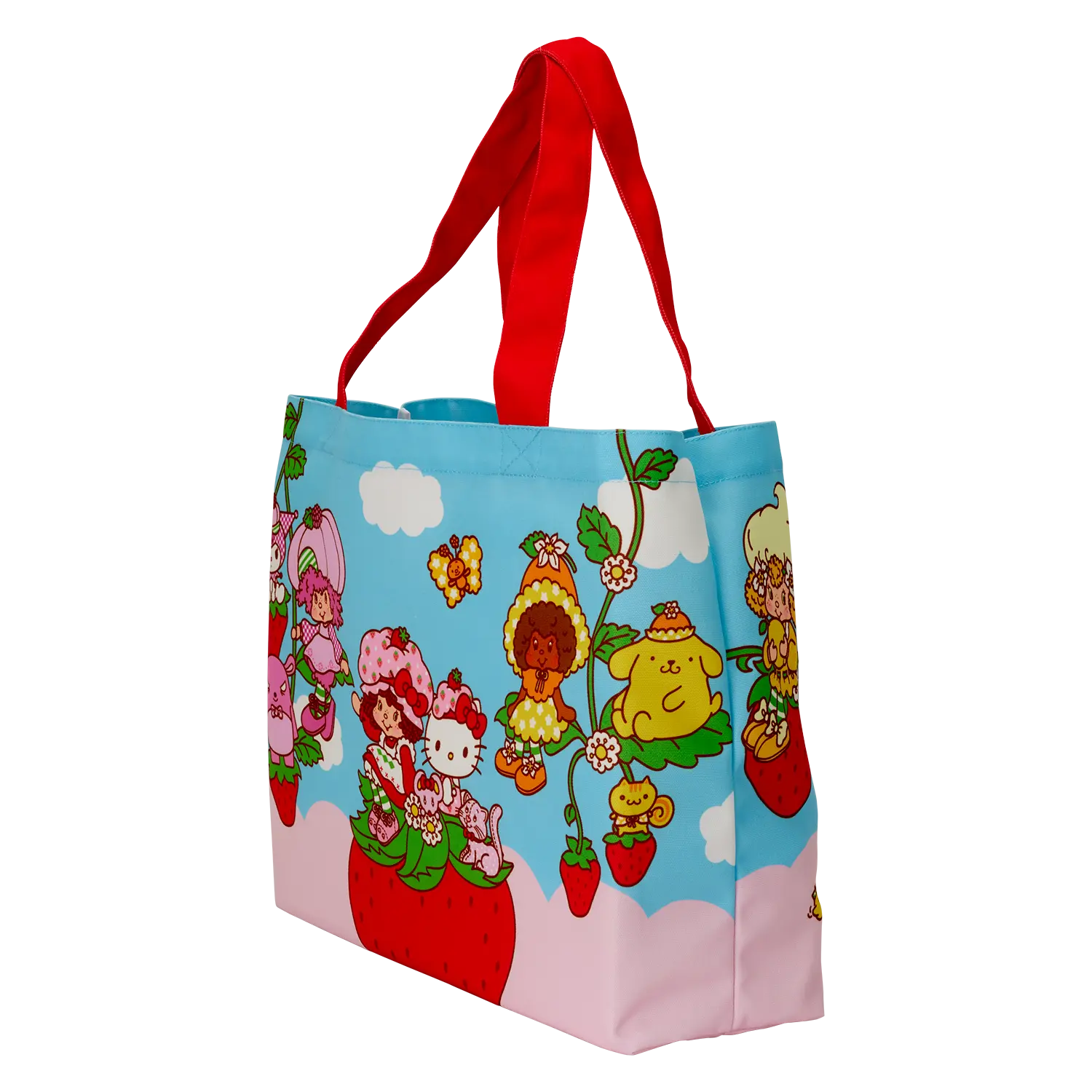 Sanrio Hello Kitty & Friends x Strawberry Shortcake Oversized Canvas Tote Bag - Image 4