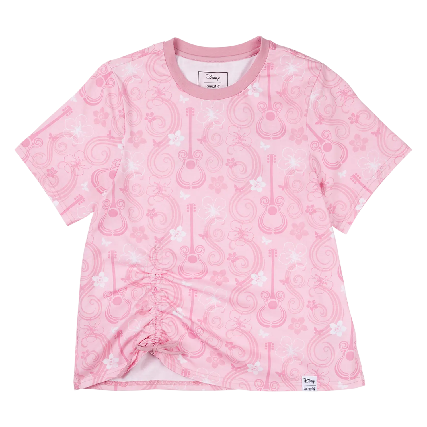 Hannah Montana Drawstring Hem All-Over Print Unisex Tee