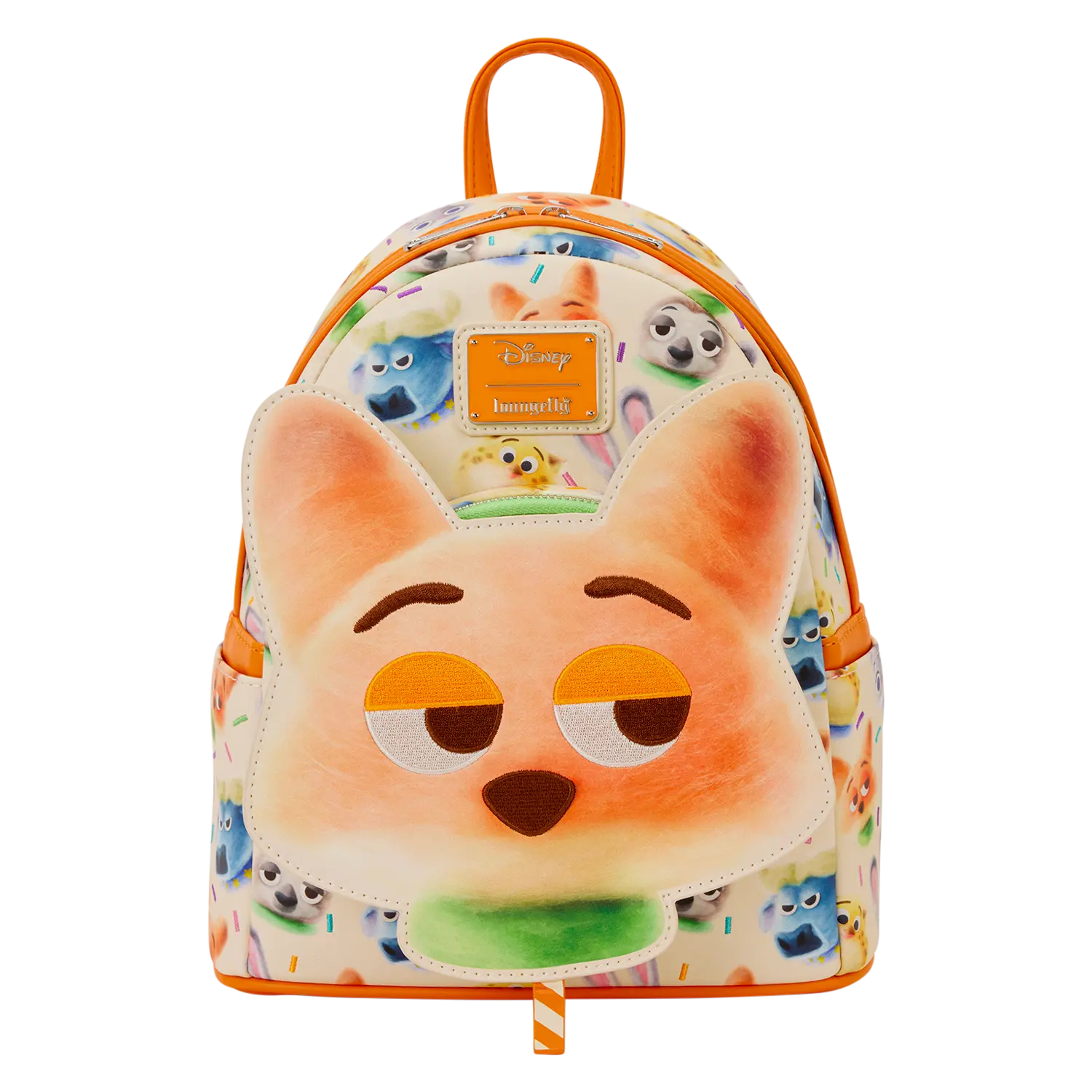 Zootopia 2 Nick Wilde Cotton Candy Cosplay All-Over Print Mini Backpack