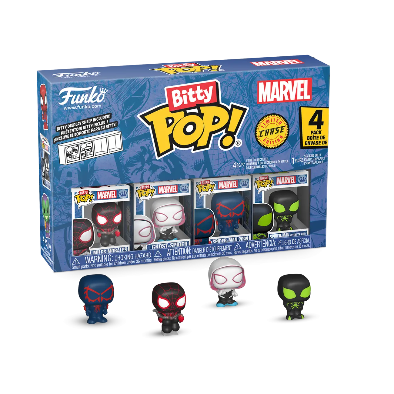 Bitty Pop! Spider-Man 4-Pack Series 2