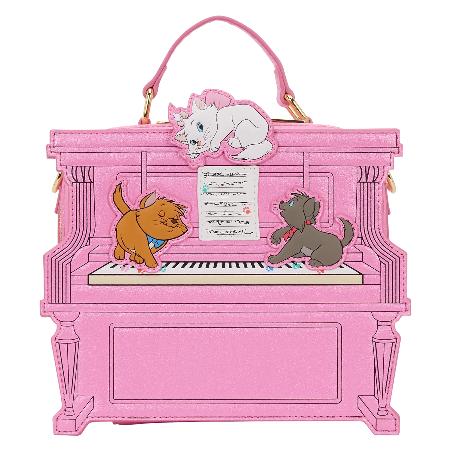 The Aristocats Figural Piano Crossbody Bag