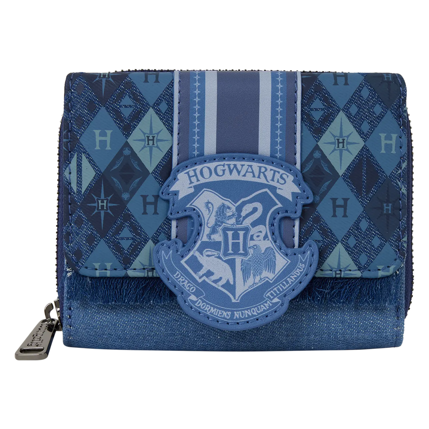 Harry Potter Hogwarts Denim Tri-fold Wallet