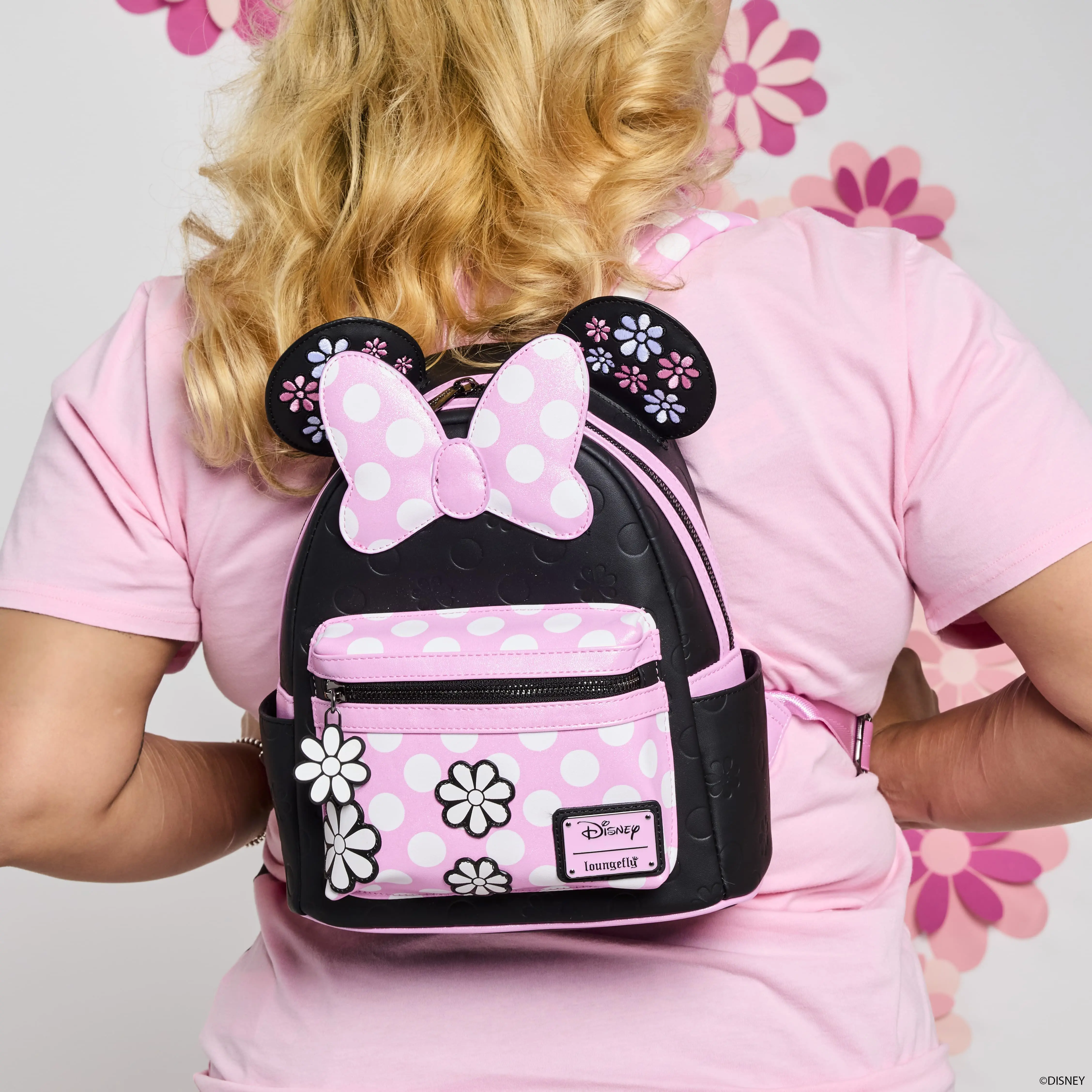 Minnie Mouse Floral Rock The Dots Mini Backpack - Image 2