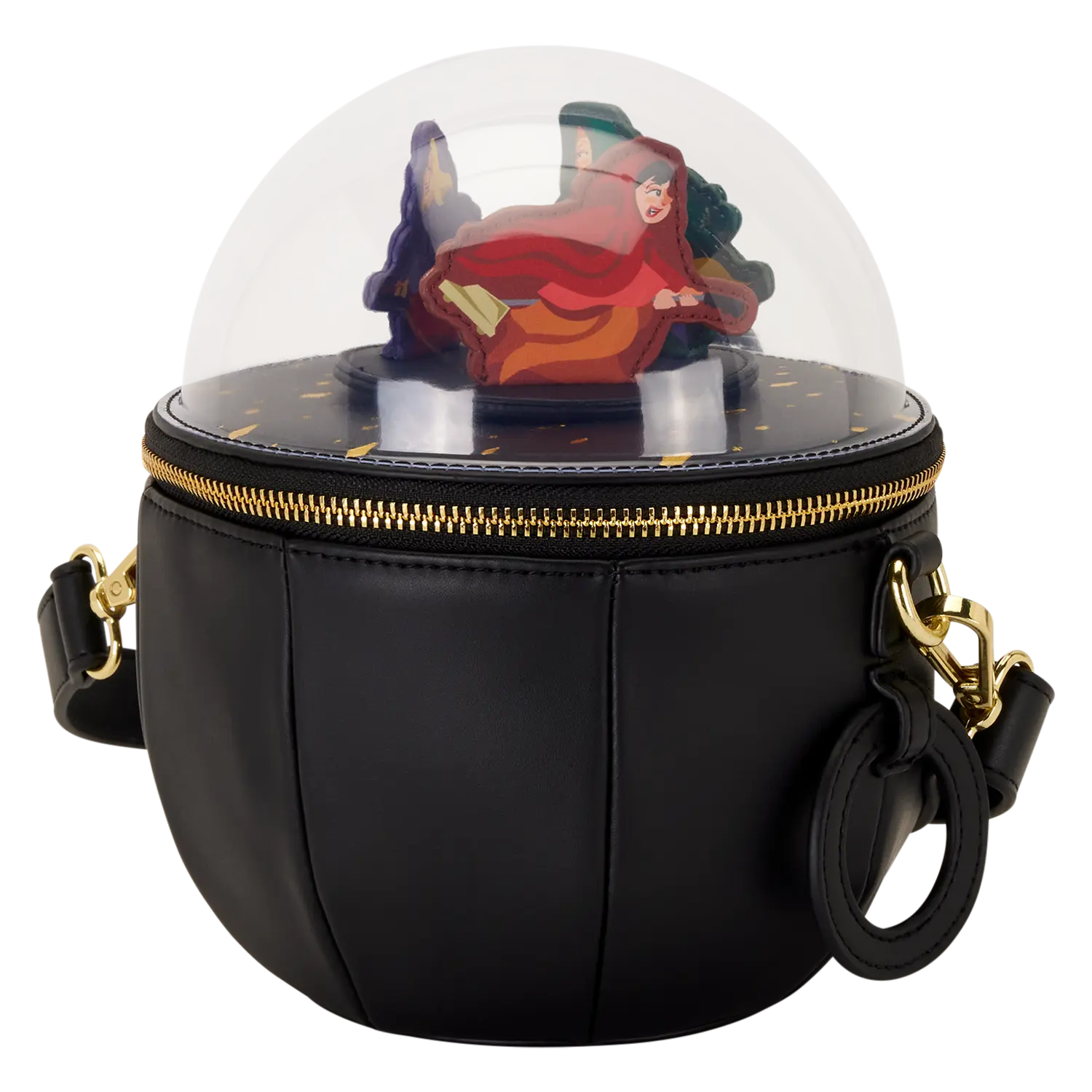 Hocus Pocus Sanderson Sisters Flying Dome Figural Crossbody Bag - Image 6