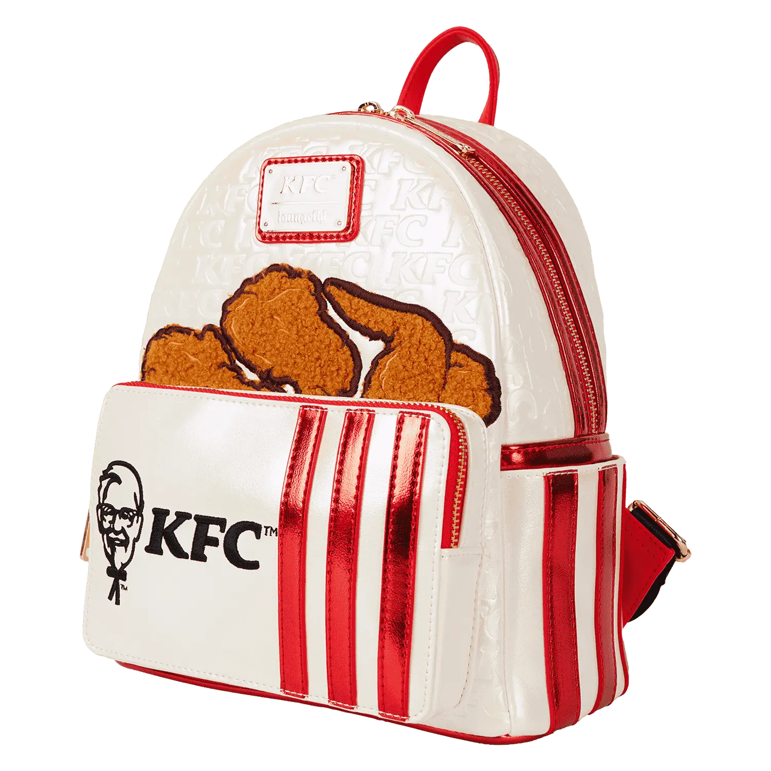 KFC Chicken Bucket Sherpa Mini Backpack - Image 4