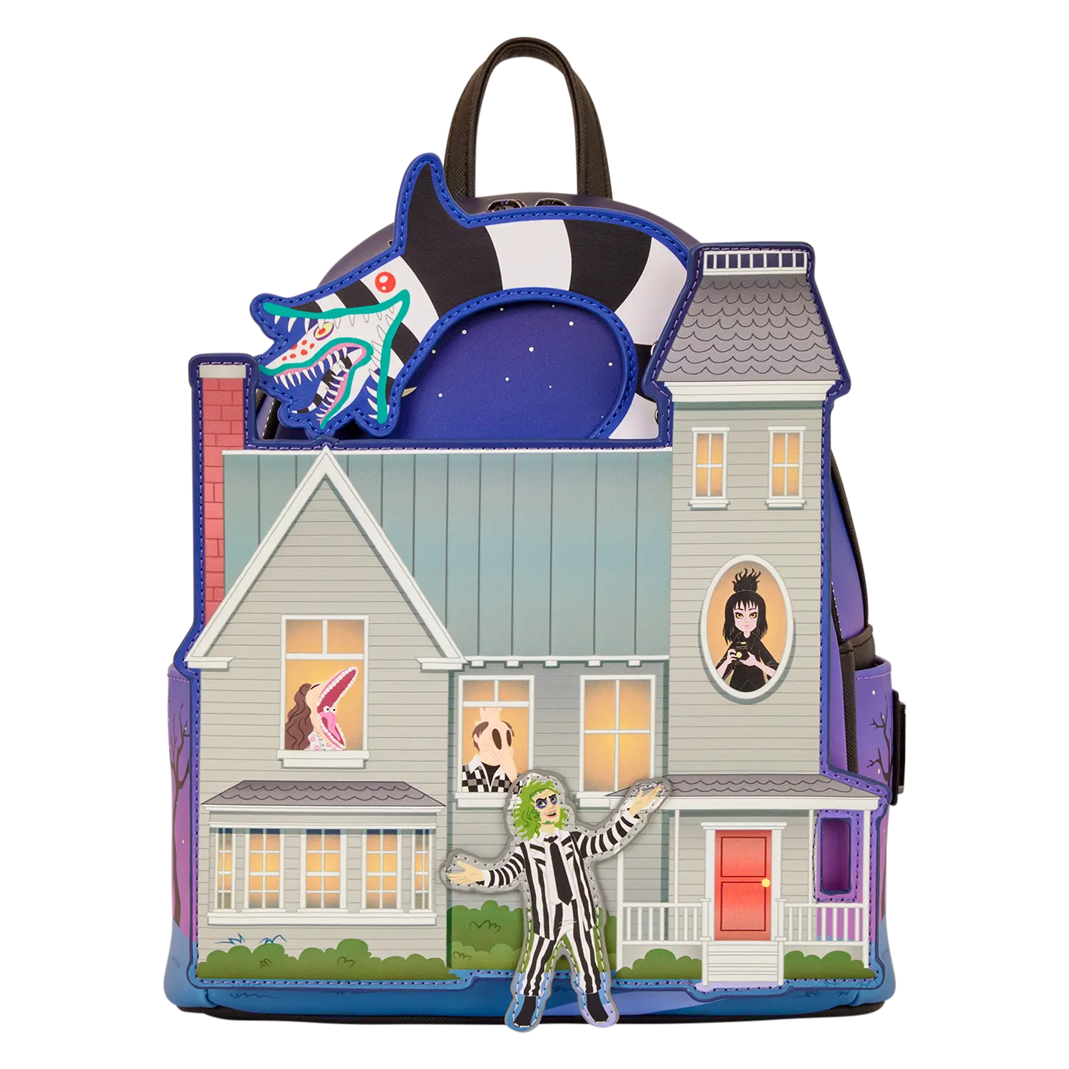Beetlejuice Deetz House Glow Mini Backpack - Image 4