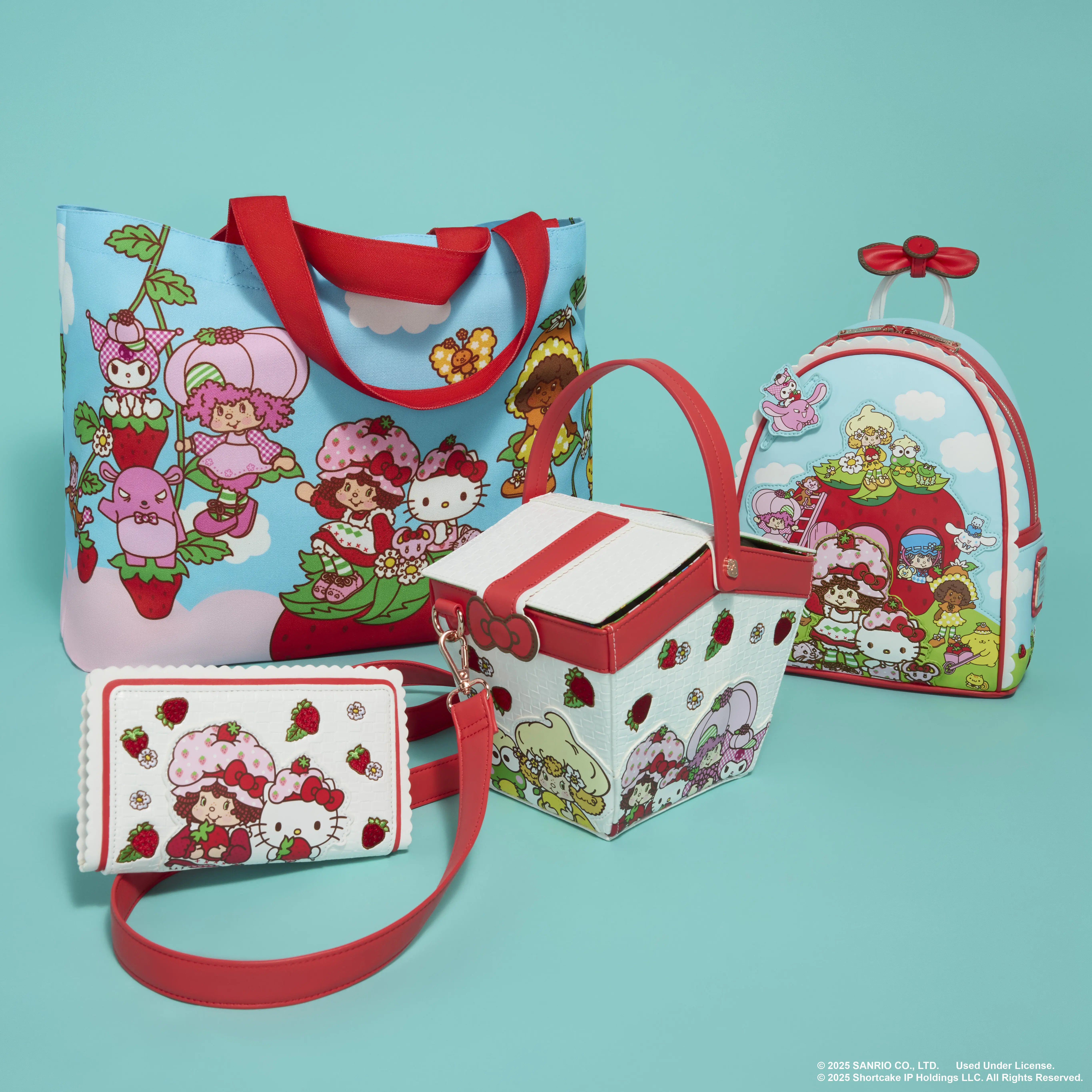 Sanrio Hello Kitty & Friends x Strawberry Shortcake Oversized Canvas Tote Bag - Image 3
