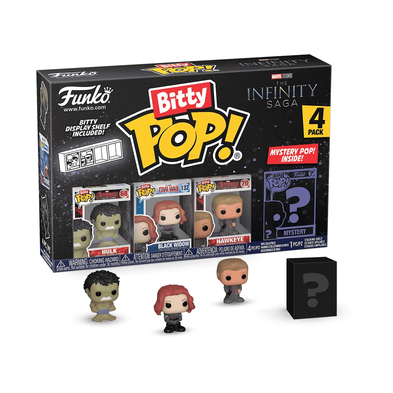 Bitty Pop! Marvel the Infinity Saga 4-Pack Series 2