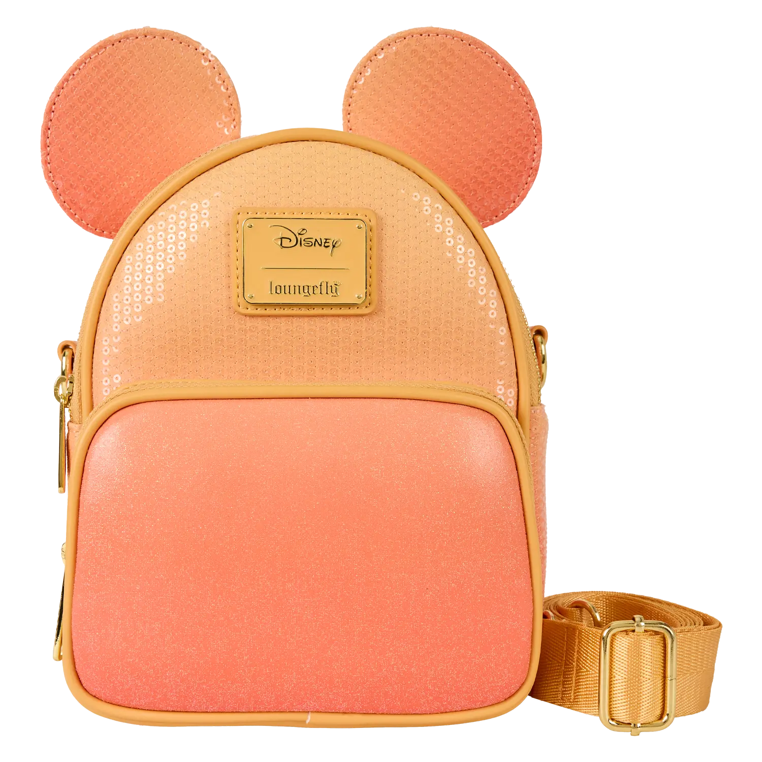 Mickey Mouse Glitter Sequin Convertible Mini Backpack & Crossbody Bag