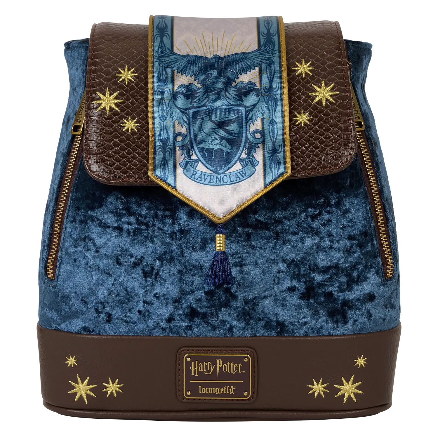Exclusive Harry Potter Ravenclaw Banner Velvet Mini Backpack