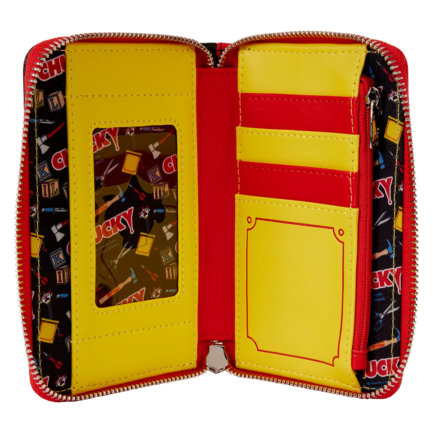 Chucky Clown Cosplay Zip Around Wallet - Image 6
