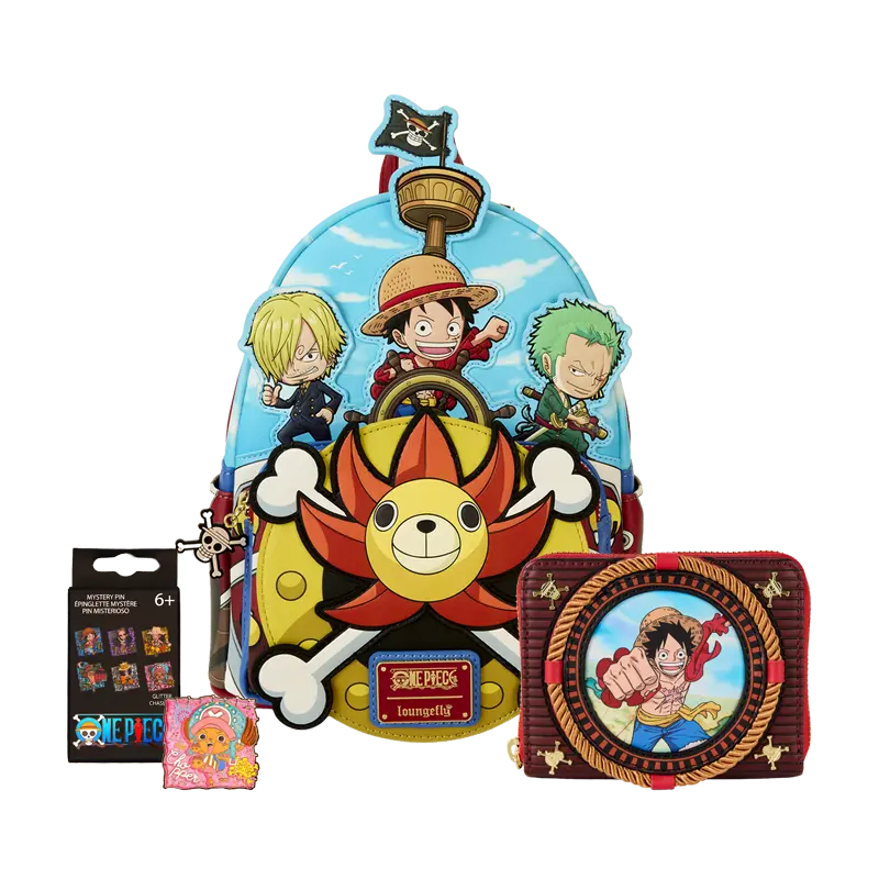 One Piece Thousand Sunny Ship Mini Backpack