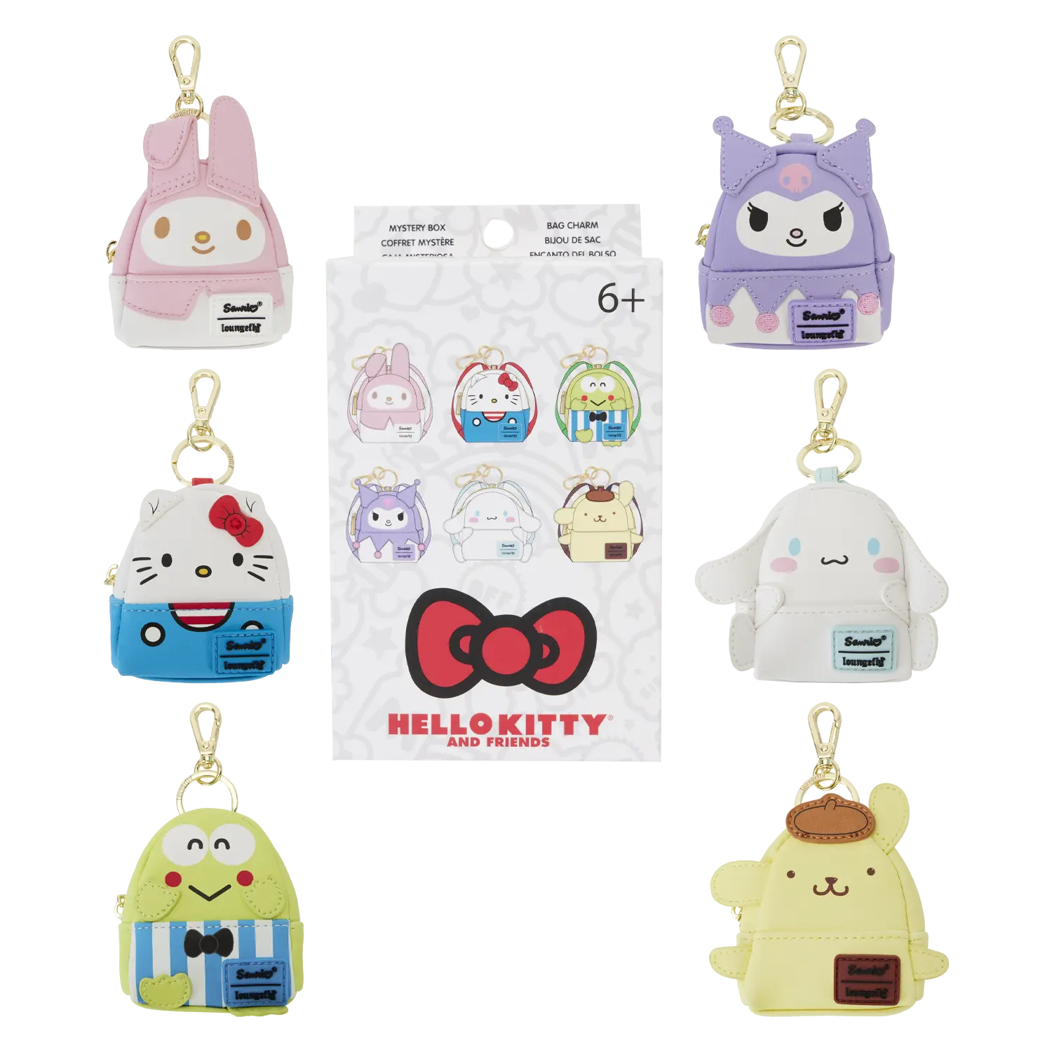 Sanrio Hello Kitty & Friends Cosplay Mystery Mini Backpack Keychain Charm